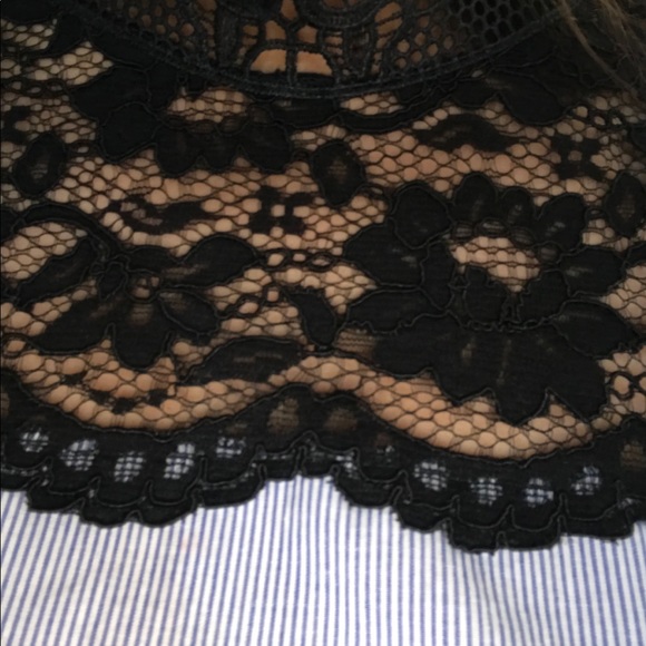Morgen de Toi Cotton and Lace Top - Picture 3 of 7